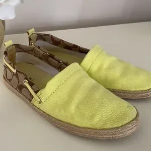 Coach | Shoes | Coach Mellow Espadrilles Slip On Yellow  display picture 1